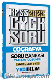 2023 KPSS Genel Kültür Coğrafya Tamamı Çözümlü Soru Bankası ( Modüler Set İçerisindeki)