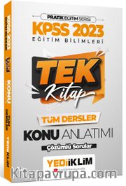 2023 KPSS Pratik Eğitim Serisi Eğitim Bilimleri Tek Kitap Konu Anlatımı