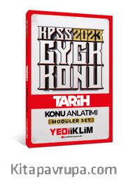 2023 KPSS Genel Kültür Tarih Konu Anlatımı (Modüler Set İçerisindeki)
