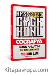 2023 KPSS Genel Kültür Coğrafya Konu Anlatımı (Modüler Set İçerisindeki)