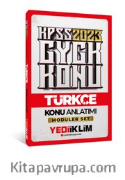 2023 KPSS Genel Yetenek Türkçe Konu Anlatımı (Modüler Set İçerisindeki)