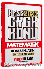 2023 KPSS Genel Yetenek Matematik Konu Anlatımı (Modüler Set İçerisindeki)