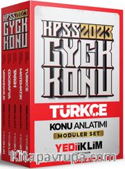 2023 KPSS Genel Yetenek Genel Kültür Konu Anlatımlı Modüler Set