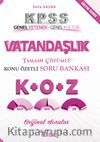 KPSS Vatandaşlık Tamamı Çözümlü  Konu Özetli Soru Bankası