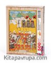 Surname - Birinci Gün. Dîvan-I Âlî Mensupları Padişahın Hizmetlilerini Seyreyliyorlar Ahşap Puzzle 500 Parça (TS64-D)