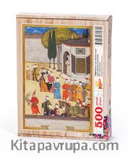 Surname - Birinci Gün. Nahılları Seyre Giden Padişah ve Şehzadeler Ahşap Puzzle 500 Parça (TS68-D)