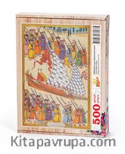 Surname - İkinci Gün. Baştarda Biçimli Gemi Ahşap Puzzle 500 Parça (TS76-D)