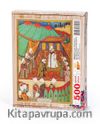 Surname - Birinci Gün. Sadrazamların Hacı Mehmed Paşa’ya Saygı Gösterisi Ahşap Puzzle 500 Parça (TS72-D)
