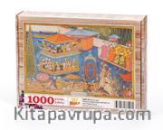 Surname - Üçüncü Gün. Yüksek Kubbeli Köşk Şeklinde Sal Ahşap Puzzle 1000 Parça (TS87-M)