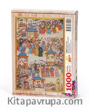 Surname - Sekizinci Gün. Meslek Sınıflarının Alay Geçişi Ahşap Puzzle 1000 Parça (TS85-M)