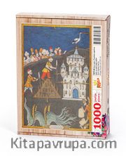 Surname - İkinci Gün. Fişekten Yapılma Kale ve Yedi Başlı Ejder Ahşap Puzzle 1000 Parça (TS77-M)