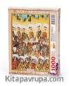 Surname - Birinci Gün. Padişah Ve Hizmetlileri Okmeydanı’na Gidiyorlar Ahşap Puzzle 1000 Parça (TS69-M)