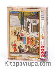 Surname - Birinci Gün. Nahılları Seyre Giden Padişah ve Şehzadeler Ahşap Puzzle 1000 Parça (TS67-M)
