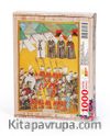 Surname - Birinci Gün. Dîvan-I Âlî Mensupları Padişahın Hizmetlilerini Seyreyliyorlar Ahşap Puzzle 1000 Parça (TS63-M)