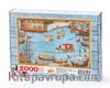 Surname - Yedinci Gün. Fener İskelesinde Çengiler Ve Beygirli Talika Ahşap Puzzle 2000 Parça (TS71-MM)