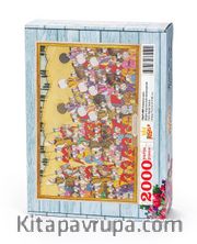 Surname - Onbeşinci Gün. Düğün Alayının Eski Saraya Geçişi Ahşap Puzzle 2000 Parça (TS67-MM)