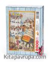 Surname - İkinci Gün. Kaleyi Çeken Fil Görünümlü Kukla Ahşap Puzzle 2000 Parça (TS66-MM)