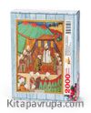 Surname - Birinci Gün. Sadrazamların Hacı Mehmed Paşa’ya Saygı Gösterisi Ahşap Puzzle 2000 Parça (TS62-MM)