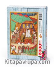 Surname - Birinci Gün. Sadrazamların Hacı Mehmed Paşa’ya Saygı Gösterisi Ahşap Puzzle 2000 Parça (TS62-MM)