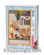 Surname - Birinci Gün. Nahılları Seyre Giden Padişah ve Şehzadeler Ahşap Puzzle 2000 Parça (TS60-MM)