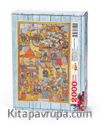 Surname - Altıncı Gün. Berberler, Mumcular ve Saraçlar Alayı Ahşap Puzzle 2000 Parça (TS56-MM)