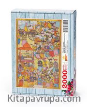 Surname - Altıncı Gün. Berberler, Mumcular ve Saraçlar Alayı Ahşap Puzzle 2000 Parça (TS56-MM)