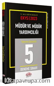 2023 MEB EKYS Müdür ve Müdür Yardımcılığı Tamamı Çözümlü 5 Deneme Sınavı