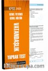 2023 KPSS Genel Yetenek Genel Kültür Vatandaşlık Yaprak Test