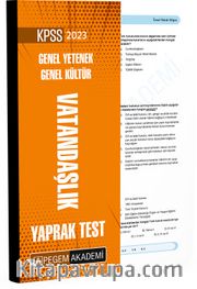 2023 KPSS Genel Yetenek Genel Kültür Vatandaşlık Yaprak Test