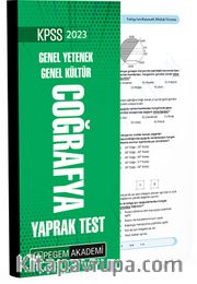 2023 KPSS Genel Yetenek Genel Kültür Coğrafya Yaprak Test