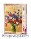 Vazoda Çiçekler Ahşap Puzzle 500 Parça (BC08-D)