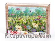 Yabani Çiçekler Ahşap Puzzle 500 Parça (BC12-D)