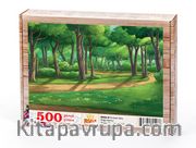 Orman Yolu Ahşap Puzzle 500 Parça (DG06-D)