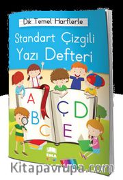 Standart Çizgili Yazı Defteri / Dik Temel Harflerle