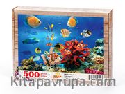 Resif Ahşap Puzzle 500 Parça (DG12-D)