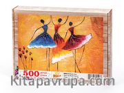 Balerinler Ahşap Puzzle 500 Parça (DM02-D)