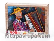 Kubik Piyanist Ahşap Puzzle 500 Parça (DM12-D)
