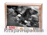 Kara Kartal Ahşap Puzzle 500 Parça (HV24-D)
