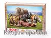 Hayvanlar Alemi Ahşap Puzzle 500 Parça (HV32-D)