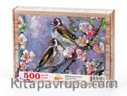 Baharda Sakalar Ahşap Puzzle 500 Parça (HV62-D)
