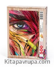 Renkli Yüz Ahşap Puzzle 500 Parça (KJ02-D)