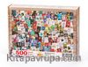 Kitap Kolaj Ahşap Puzzle 500 Parça (KT14-D)