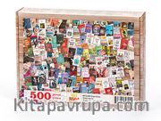 Kitap Kolaj Ahşap Puzzle 500 Parça (KT14-D)