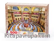 Amerikan Kongre Kütüphanesi - Washington / ABD Ahşap Puzzle 500 Parça (KT20-D)