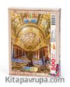 El Escorial Kütüphanesi - Madrid / İspanya Ahşap Puzzle 500 Parça (KT28-D)
