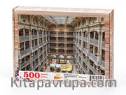 George Peabody Kütüphanesi - Baltimore / ABD	Ahşap Puzzle 500 Parça (KT32-D)