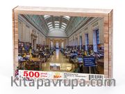 Harvard Üniversitesi Kütüphanesi - Massachusetts / ABD Ahşap Puzzle 500 Parça (KT34-D)