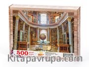 Pannonhalma Kütüphanesi - Györ - Macaristan Ahşap Puzzle 500 Parça (KT36-D)