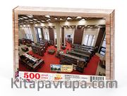 Kanada Kütüphane ve Arşivleri - Ottawa, Ontario / Kanada Ahşap Puzzle 500 Parça (KT38-D)