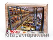 Kraliyet Kütüphanesi - Stockholm / İsveç Ahşap Puzzle 500 Parça (KT46-D)